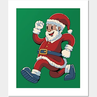 Joyful Santa Claus Posters and Art